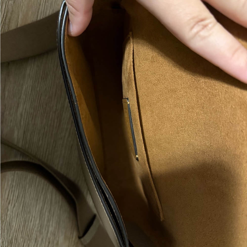 Coach Amelia Saddle Bag in Dark Stone with matching Snap Wallet - Picture 4 of 7